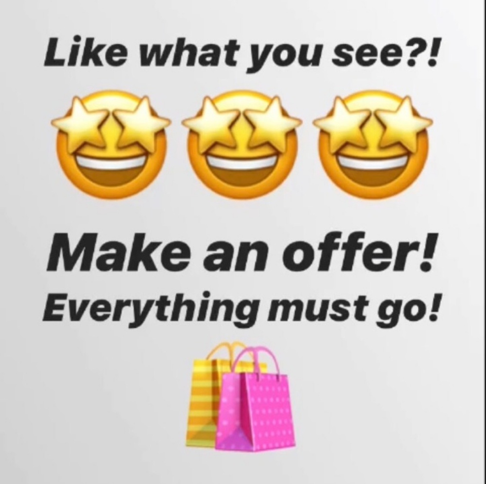 All reasonable offers accepted!